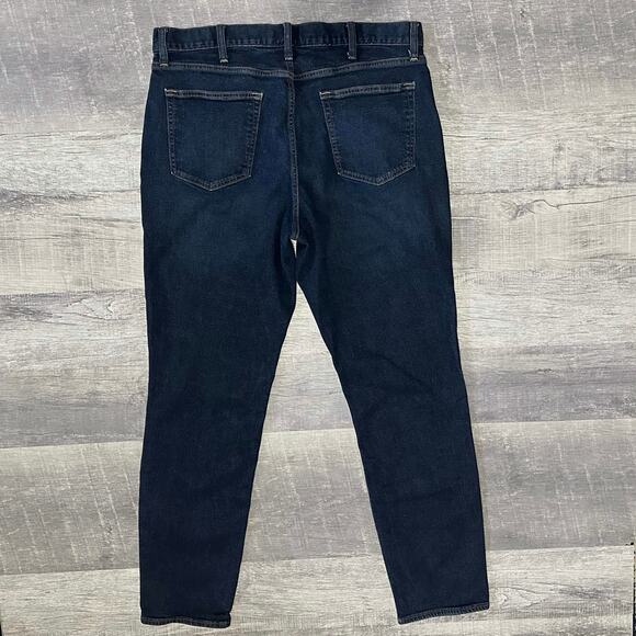 Old Navy Mid Rise Dark Jean Bundle (2) Mens 38 Athletic Taper Loose Straight - Picture 8 of 11